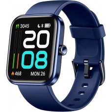 Dirrelo Smart Watch, Alexa Smartwatch for Android Phones iPhone Compatible Women Men, 1.69" Touch Screen 300+ Dials, 5ATM Waterproof Fitness Tracker Watch Heart Rate/Blood Oxygen/Sleep Monitor Blue Dirrelo Smart Watch, Alexa Smartwatch for Android Phones iPhone Compatible Women Men, 1.69" Touch Screen 300+ Dials, 5ATM Waterproof Fitness Tracker Watch Heart Rate/Blood Oxygen/Sleep Monitor Blue